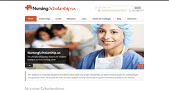 Desktop Screenshot of nursingscholarship.us