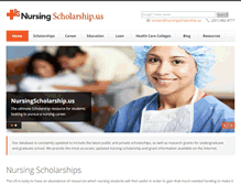 Tablet Screenshot of nursingscholarship.us